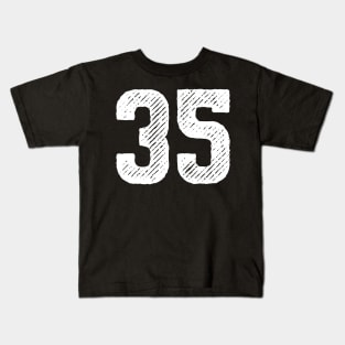 Rough Number 35 Kids T-Shirt